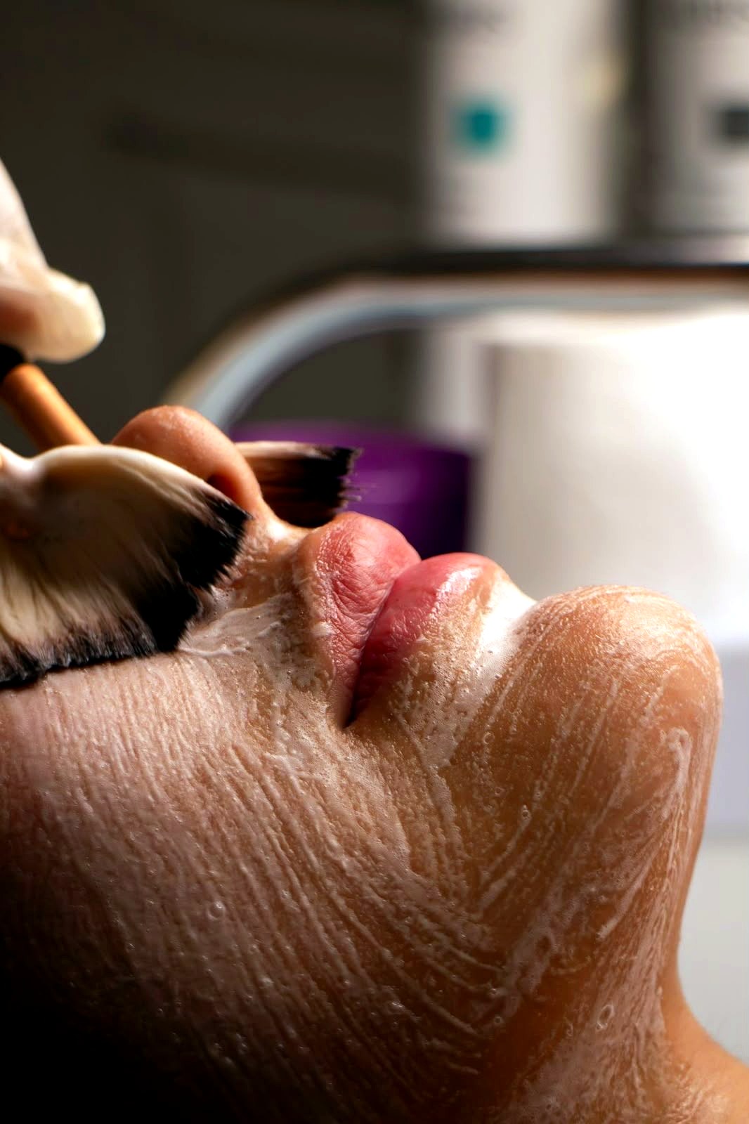 Doble limpieza facial con espuma